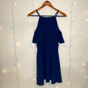 BLOOMINGDALE'S Navy Blue Dress NWT